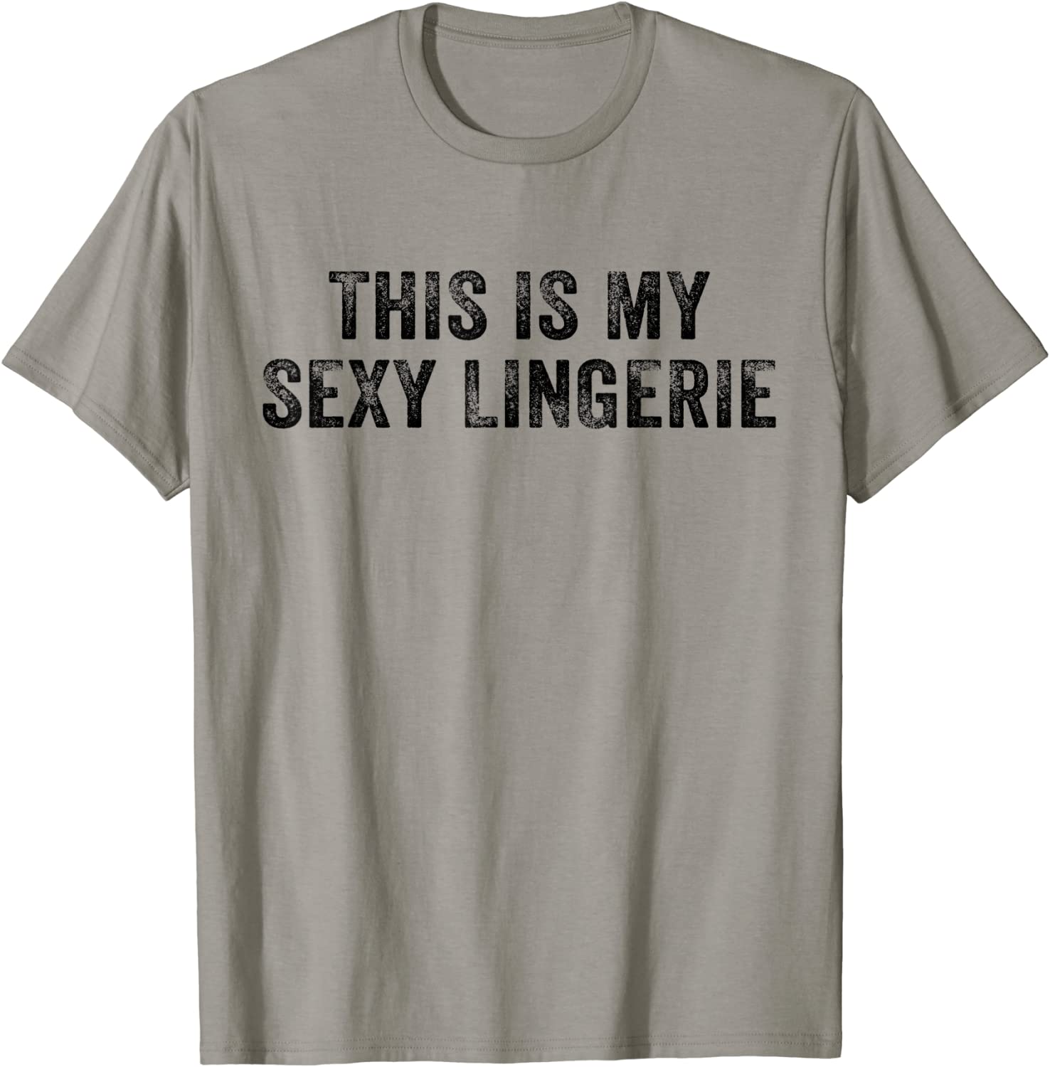 Price:$14.95 This Is My Sexy Lingerie Night Costume Wife Distressed T-Shirt : Clothing, Shoes & Jewelry