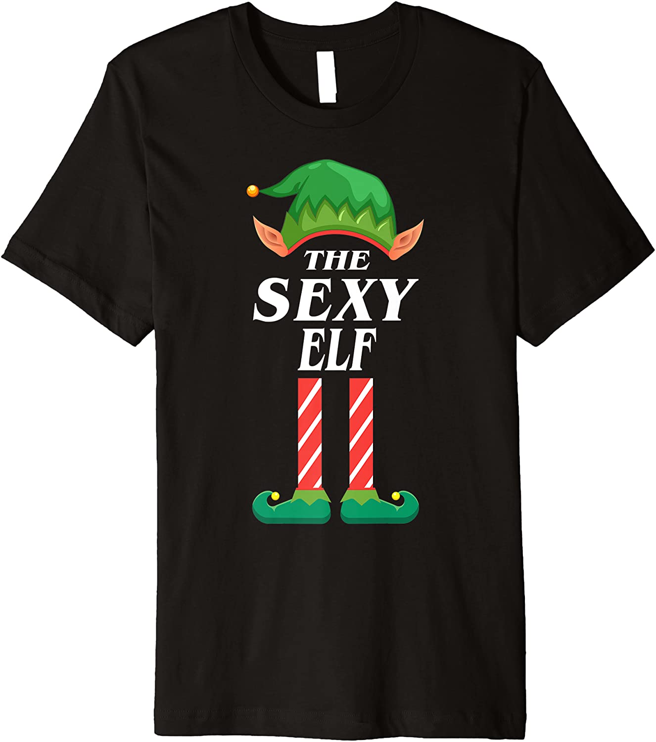 Price:$19.99 elf christmas pajamas for family matching elf Premium T-Shirt : Clothing, Shoes & Jewelry