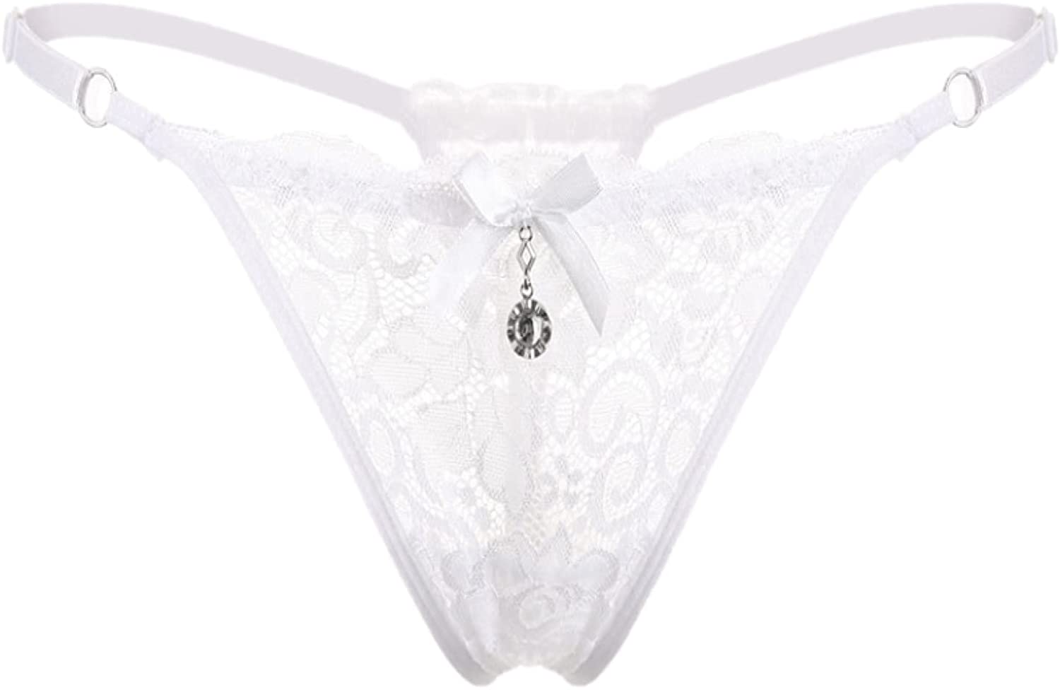 Price:$6.28 Women's Sexy Imitation Diamond Pendant Adjustable Thongs (white, 1),One Size : Clothing, Shoes & Jewelry