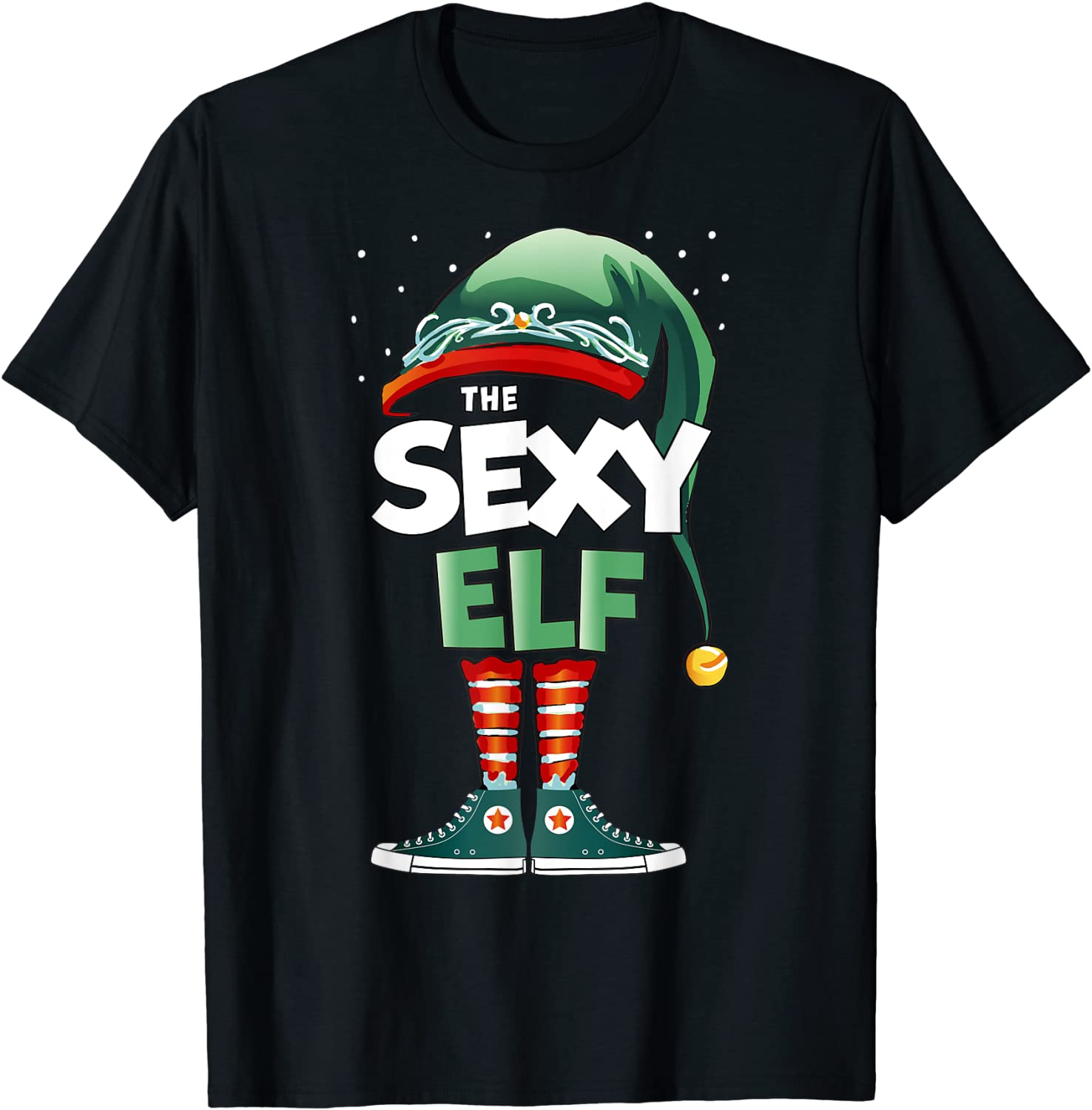 Price:$17.99 Sexy Elf Matching Group Family Christmas Party Pajama T-Shirt : Clothing, Shoes & Jewelry