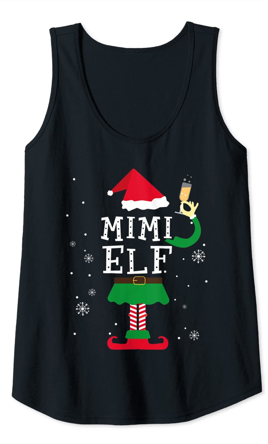 Price:$19.99 Mimi Elf Matching Family Christmas T-Shirt Pajamas Elves Tank Top : Clothing, Shoes & Jewelry