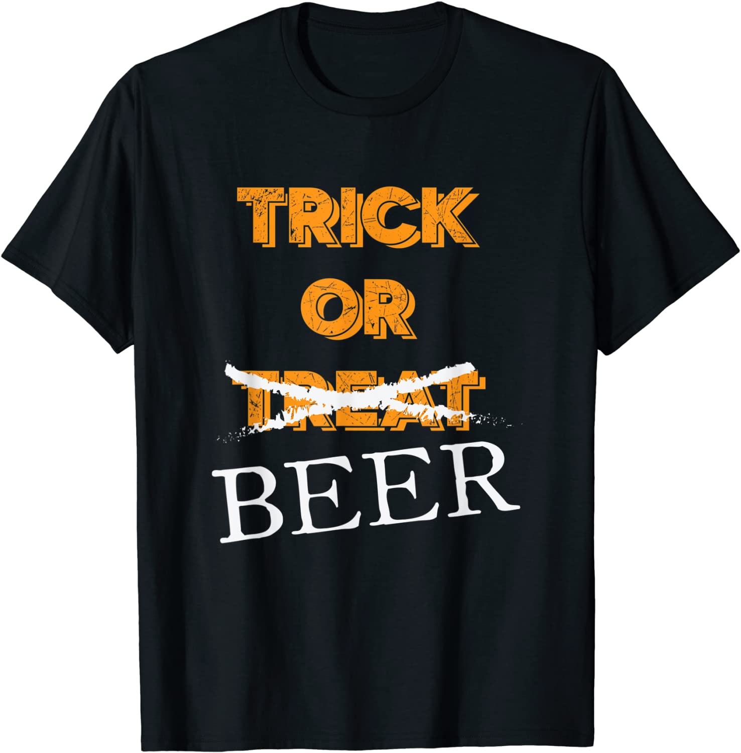 Price:$13.07 or Treat Beer Drinking Halloween T Shirt : Clothing, Shoes & Jewelry