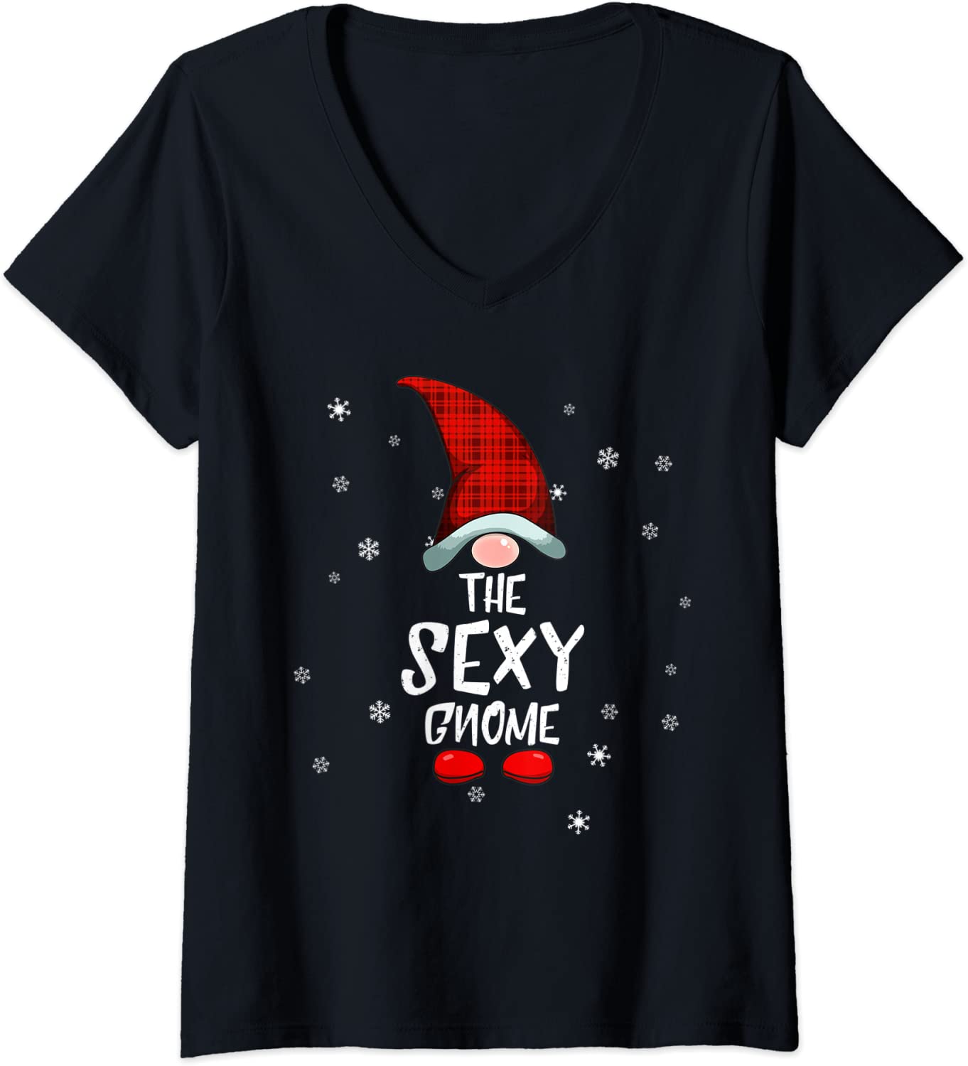 Price:$19.99 The Sexy Gnome Family Christmas Pajama The Sexy Gnome V-Neck T-Shirt : Clothing, Shoes & Jewelry