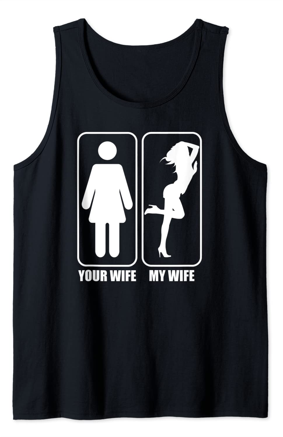 Price:$18.99 Wife and My Wife Husband and Wife Tank Top : Clothing, Shoes & Jewelry