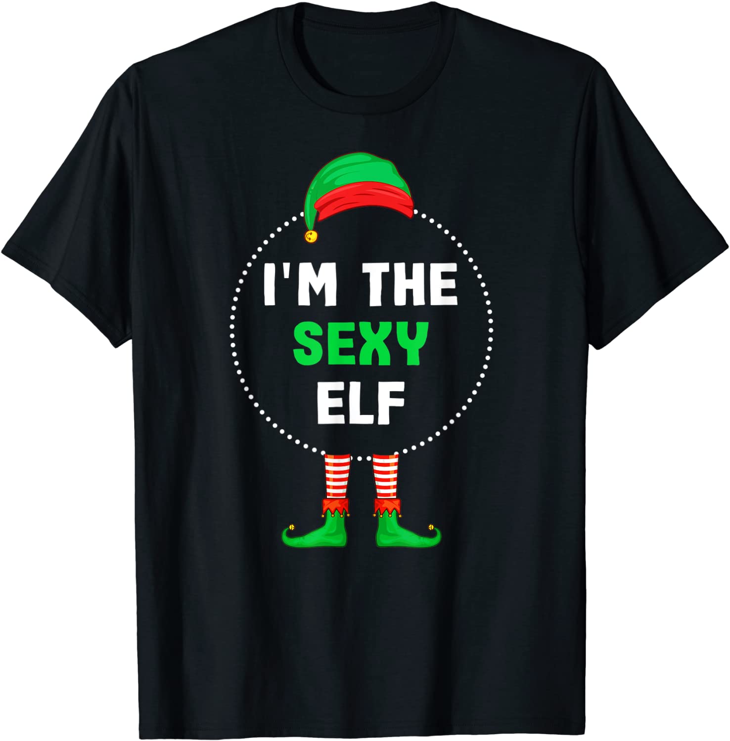 Price:$18.99 The Sexy Elf Christmas T-Shirt : Clothing, Shoes & Jewelry