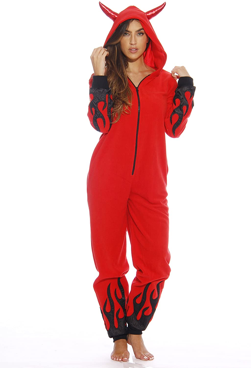 Price:$33.99 Love Devil Adult Onesie Pajamas : Clothing, Shoes & Jewelry