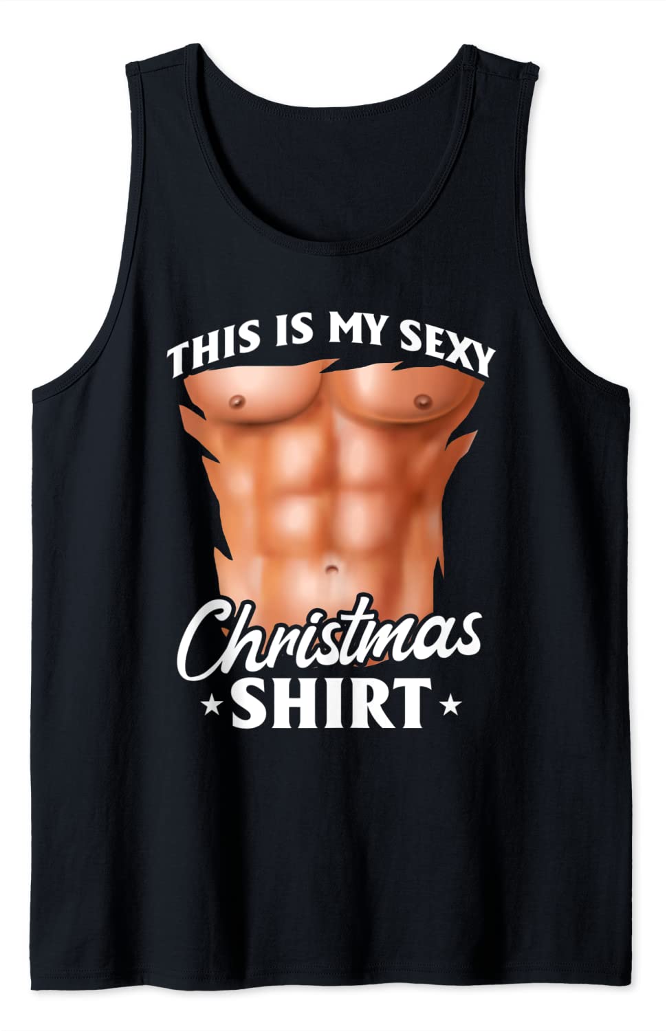 Price:$17.99 Santa Claus I This is my Sexy Tank Top : Clothing, Shoes & Jewelry
