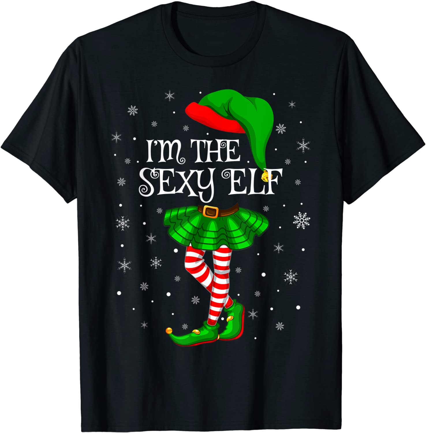 Price:$15.99 Matching Women Girls I'm The Sexy Elf Christmas T-Shirt : Clothing, Shoes & Jewelry