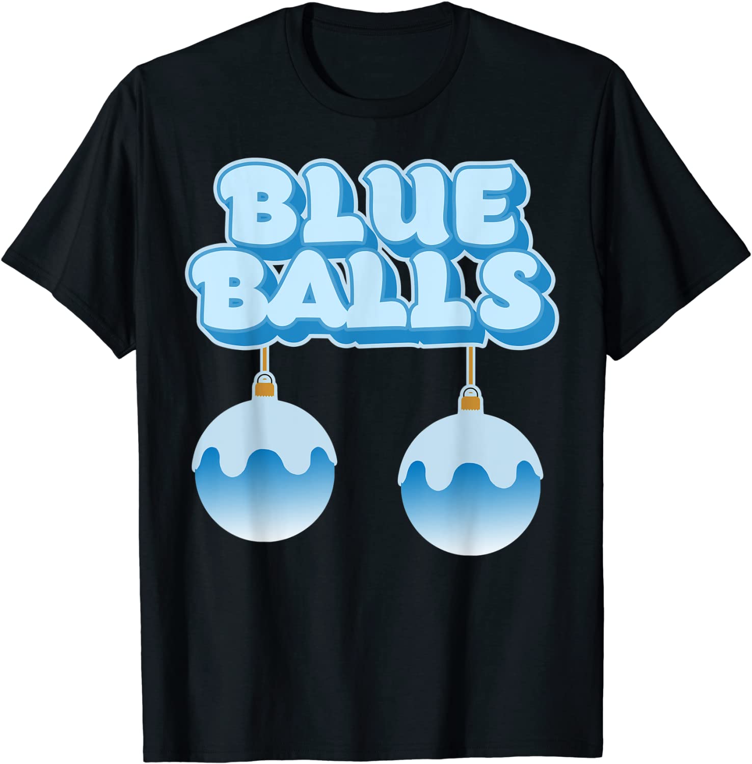 Price:$16.49 Christmas Balls Blue Sexy Costume Adult PJ Women Men T-Shirt : Clothing, Shoes & Jewelry