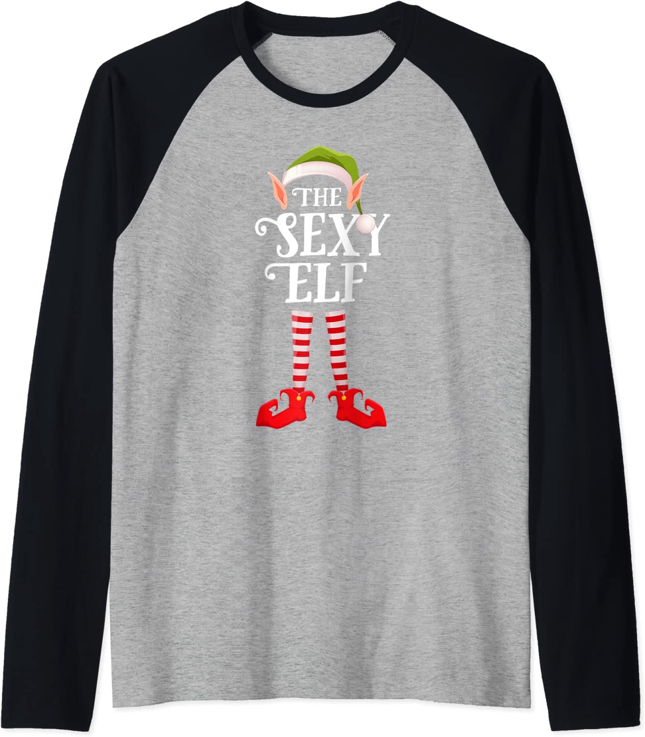 Price:$20.99 Elf Christmas Party Matching Family Group Pajama Raglan Baseball Tee : Clothing, Shoes & Jewelry