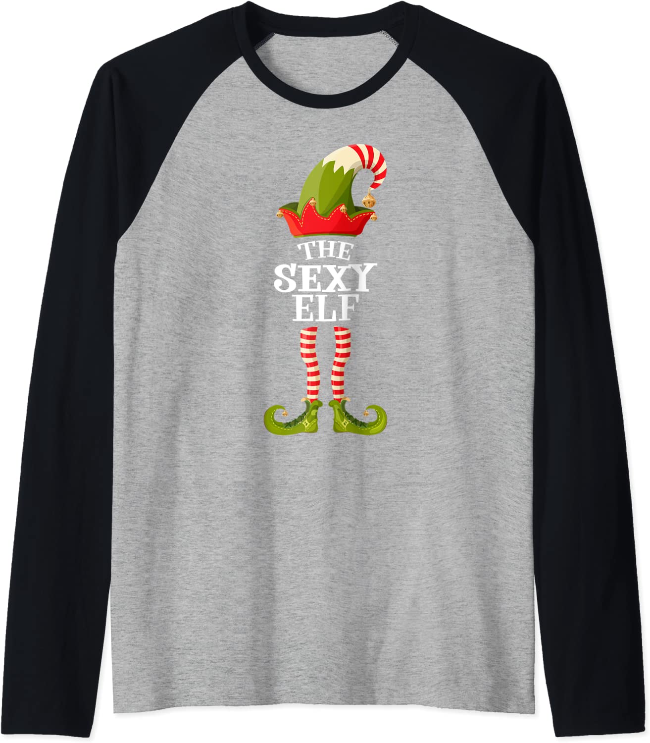 Price:$23.99 Sexy Elf Elf Shirt Funny Christmas Group Matching Family Raglan Baseball Tee : Clothing, Shoes & Jewelry