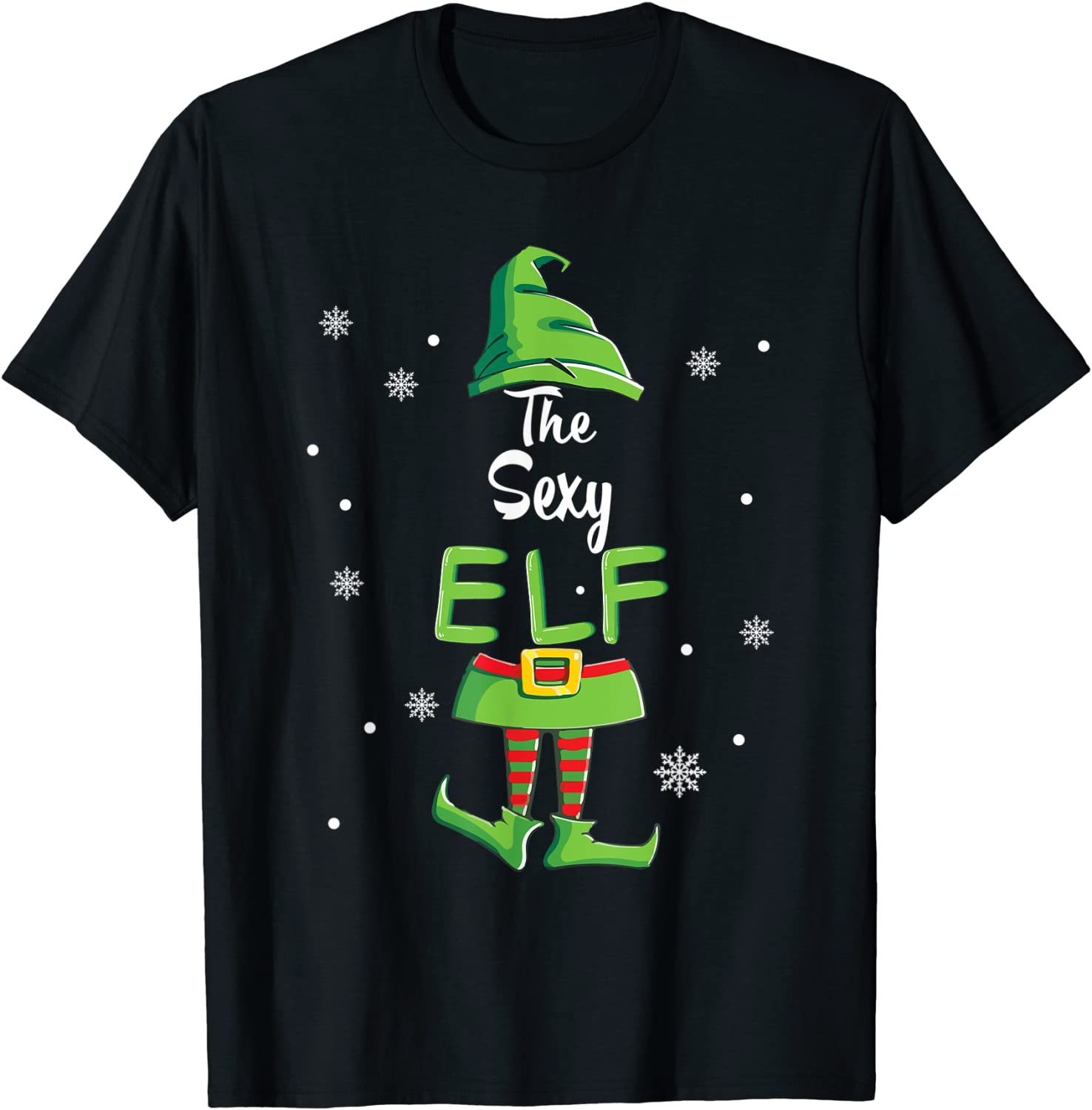 Price:$15.99 Elf Matching Family Group Christmas Pajama gift T-Shirt : Clothing, Shoes & Jewelry