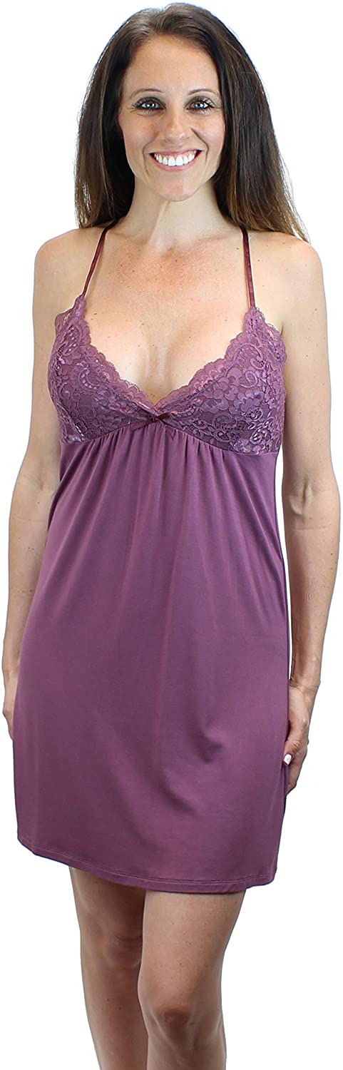 Price:$9.99 Lovely Women's Sexy Lace Sleepwear Chemise Nightgown Nightwear at Amazon Women’s Clothing store