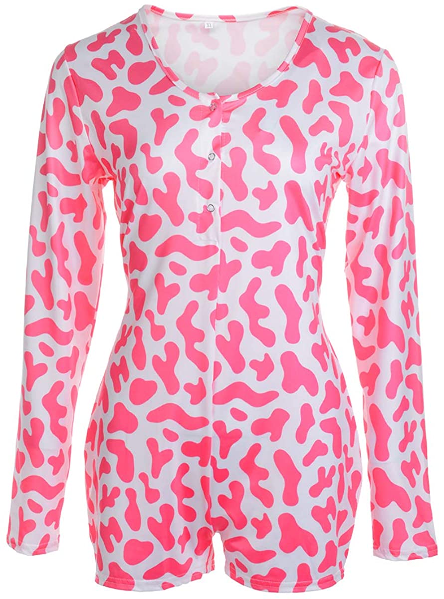 Price:$12.99 Women's Deep V Neck Shorts Jumpsuit Long Sleeve Sexy Bodycon Rompers One Piece Bodysuit Pajamas Short Overall : Clothing, Shoes & Jewelry