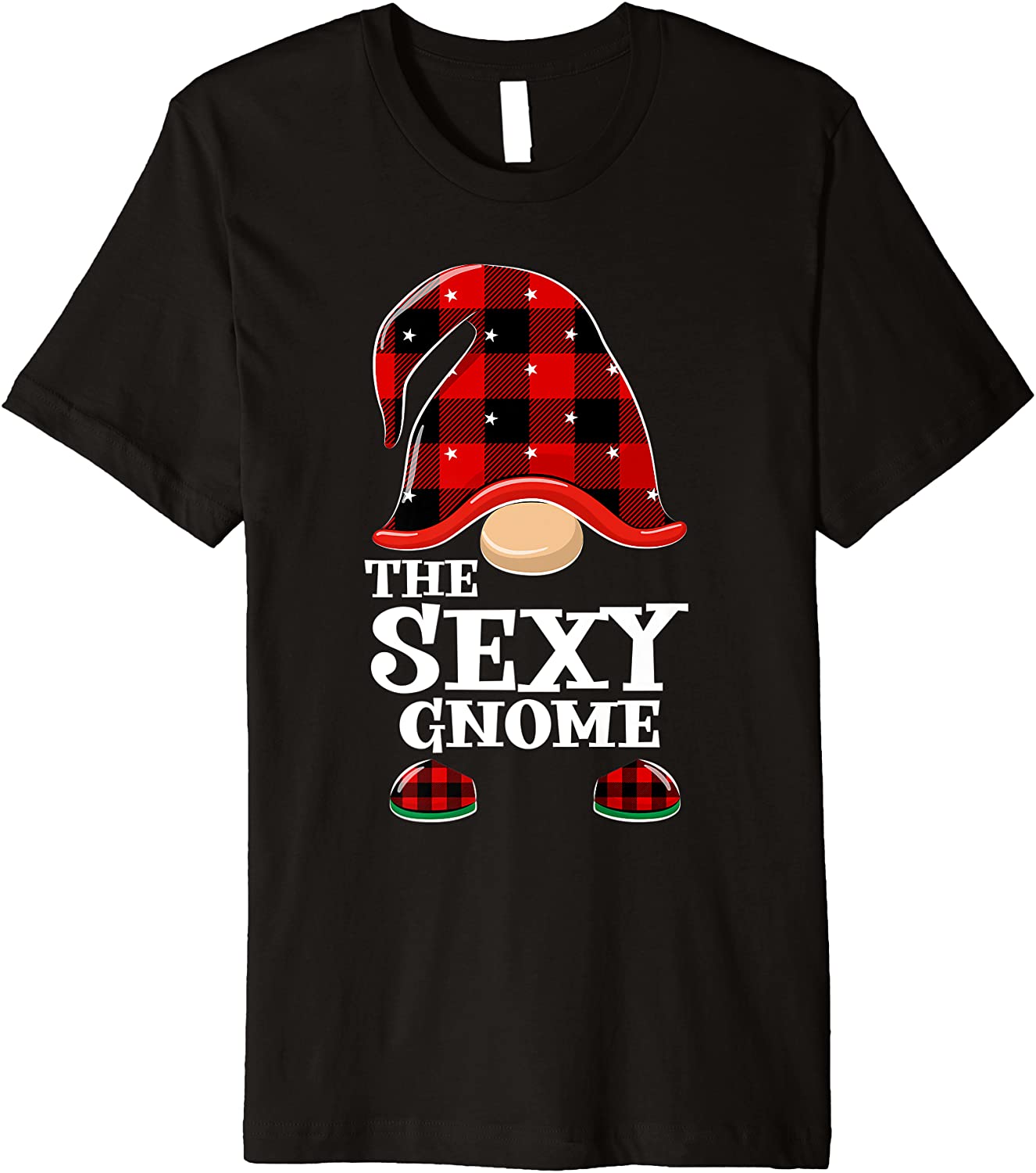Price:$19.99 Gnome Buffalo Plaid Funny Christmas Matching Family Premium T-Shirt : Clothing, Shoes & Jewelry