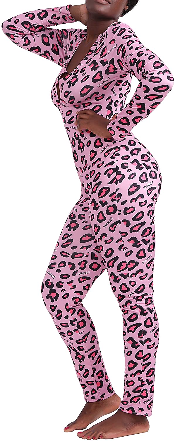 Price:$17.99 Long Sleeve Onesies Women Cute, One Piece Onesie Pajamas for Adult Women Jumpsuit : Clothing, Shoes & Jewelry