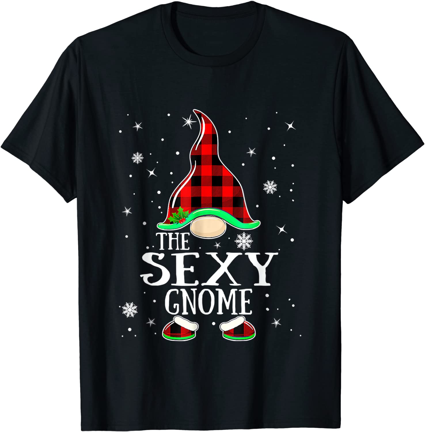 Price:$13.07 Gnome Buffalo Plaid Matching Family Christmas Pajama T-Shirt : Clothing, Shoes & Jewelry