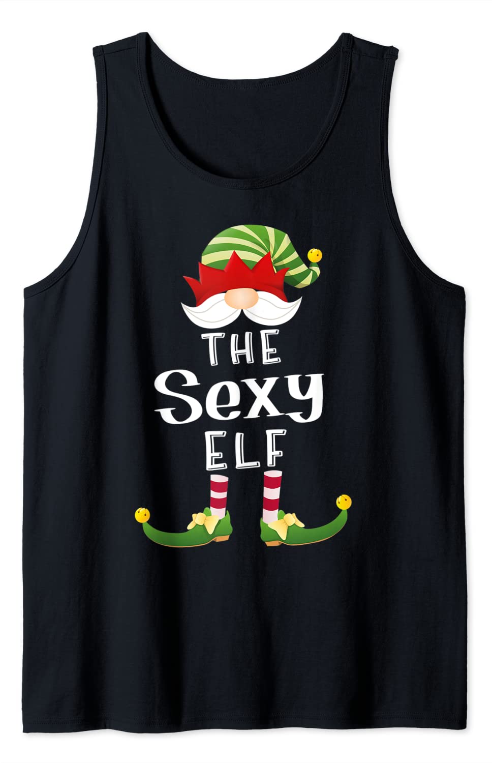 Price:$18.98 Elf Group Christmas Funny Pajama Party Tank Top : Clothing, Shoes & Jewelry