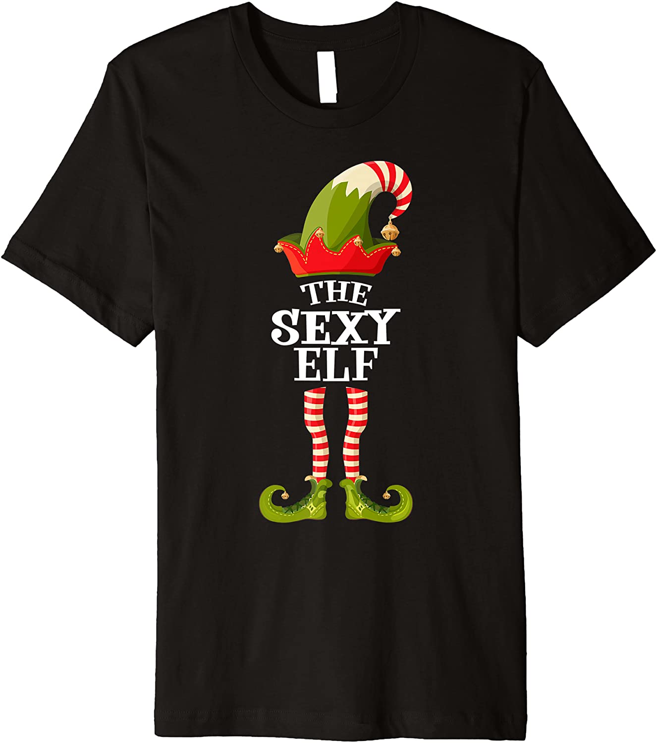 Price:$19.99 Sexy Elf Elf Shirt Funny Christmas Group Matching Family Premium T-Shirt : Clothing, Shoes & Jewelry