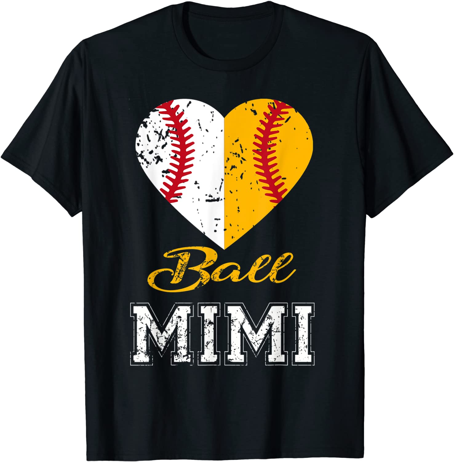 Price:$19.99 Baseball Mimi T-Shirt Ball Mimi Softball Gifts Women T-Shirt : Clothing, Shoes & Jewelry