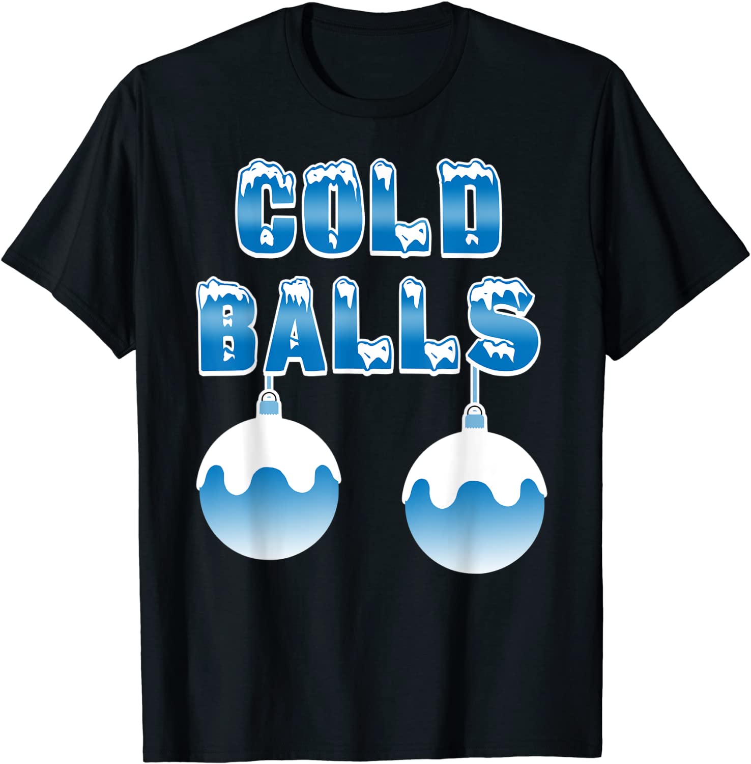 Price:$16.49 Christmas Cold Balls Sexy Costume Adult PJ Women Men T-Shirt : Clothing, Shoes & Jewelry
