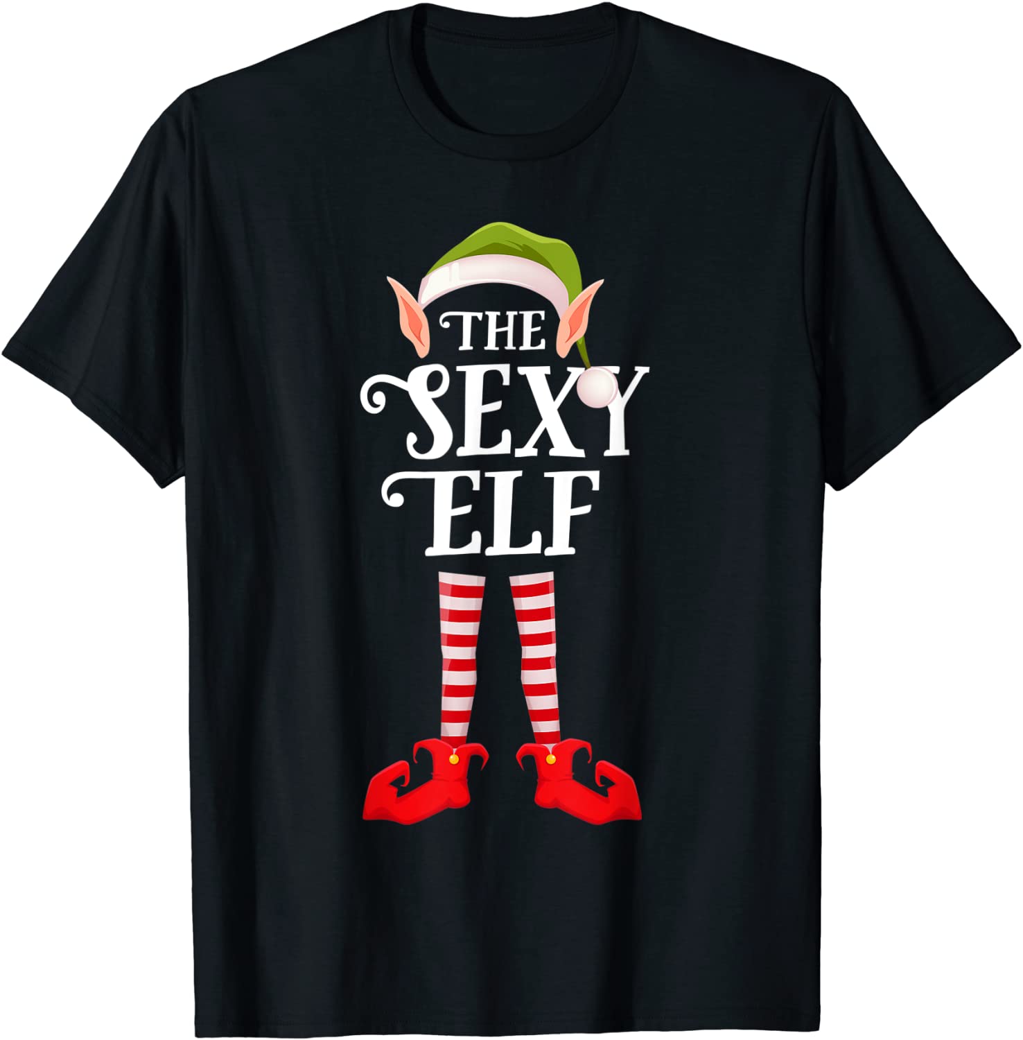 Price:$13.99 Elf Christmas Party Matching Family Group Pajama T-Shirt : Clothing, Shoes & Jewelry