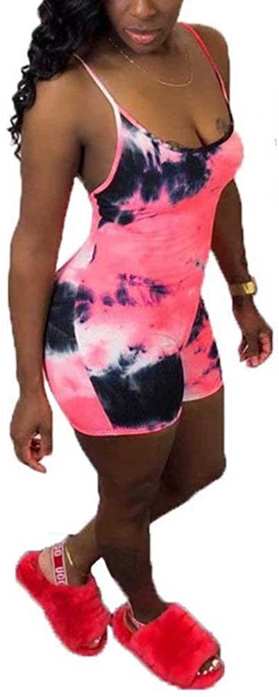 Price:$9.99 Women's Summer Spaghetti Strap Tank Top Backless Bandage Bodycon Shorts Romper Sportswear One Piece Jumpsuit : Clothing, Shoes & Jewelry