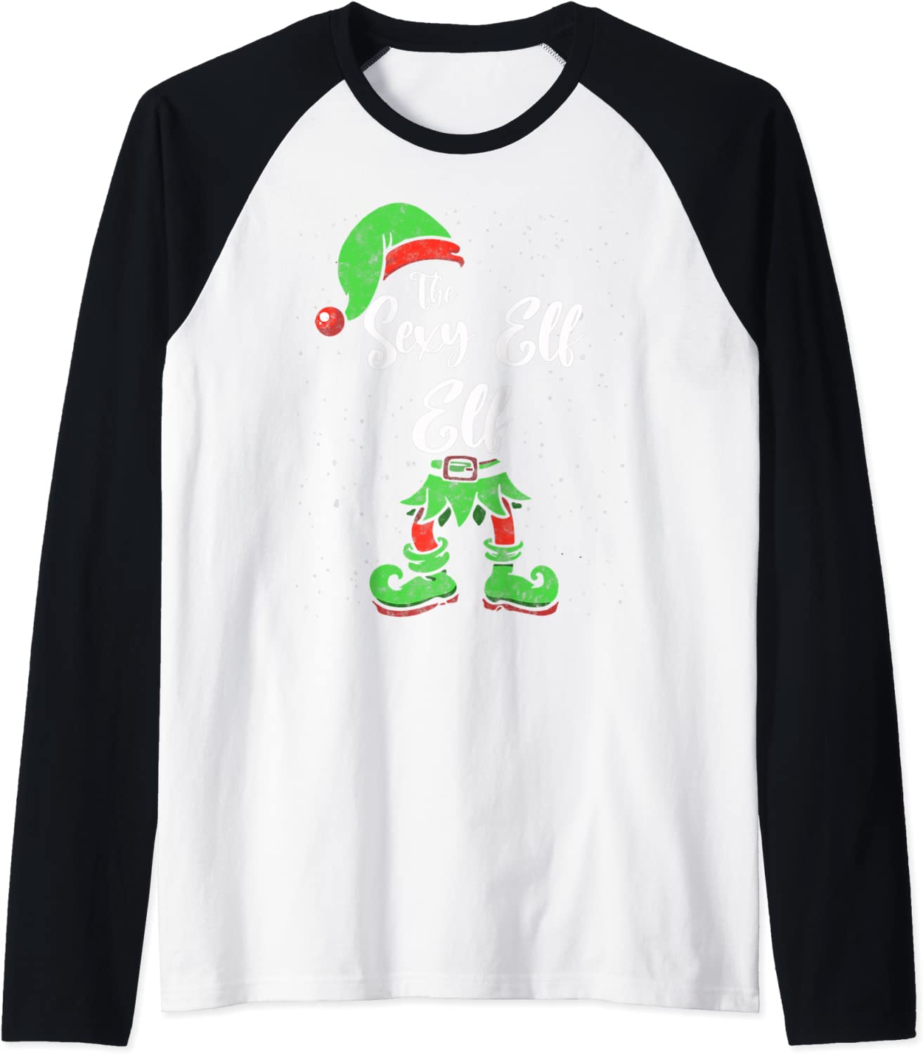 Price:$23.99 Elf Matching Family Christmas Pajama Costume Raglan Baseball Tee : Clothing, Shoes & Jewelry
