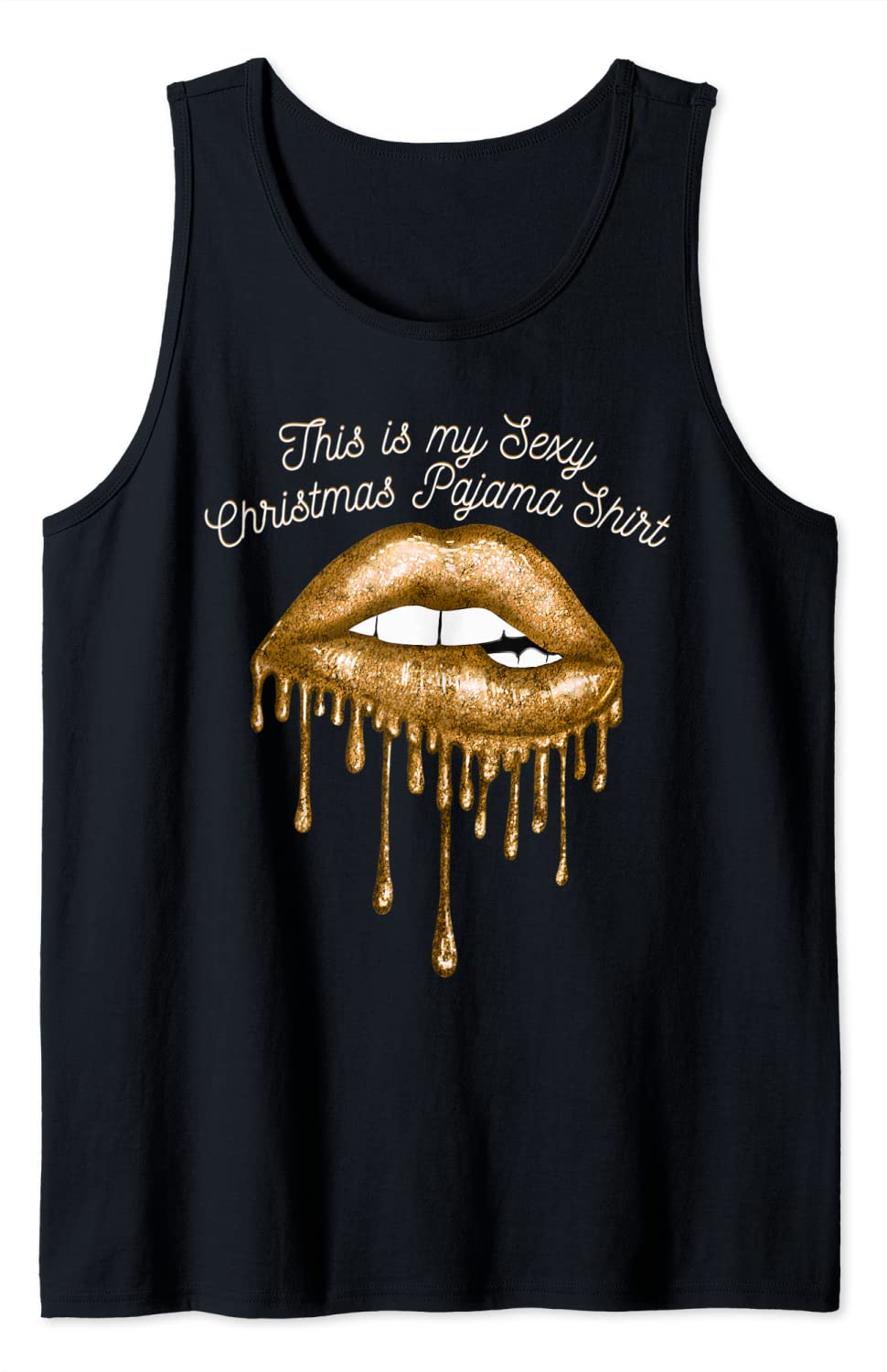 Price:$19.99 is My Sext Christmas Pajama Top Tank Top : Clothing, Shoes & Jewelry