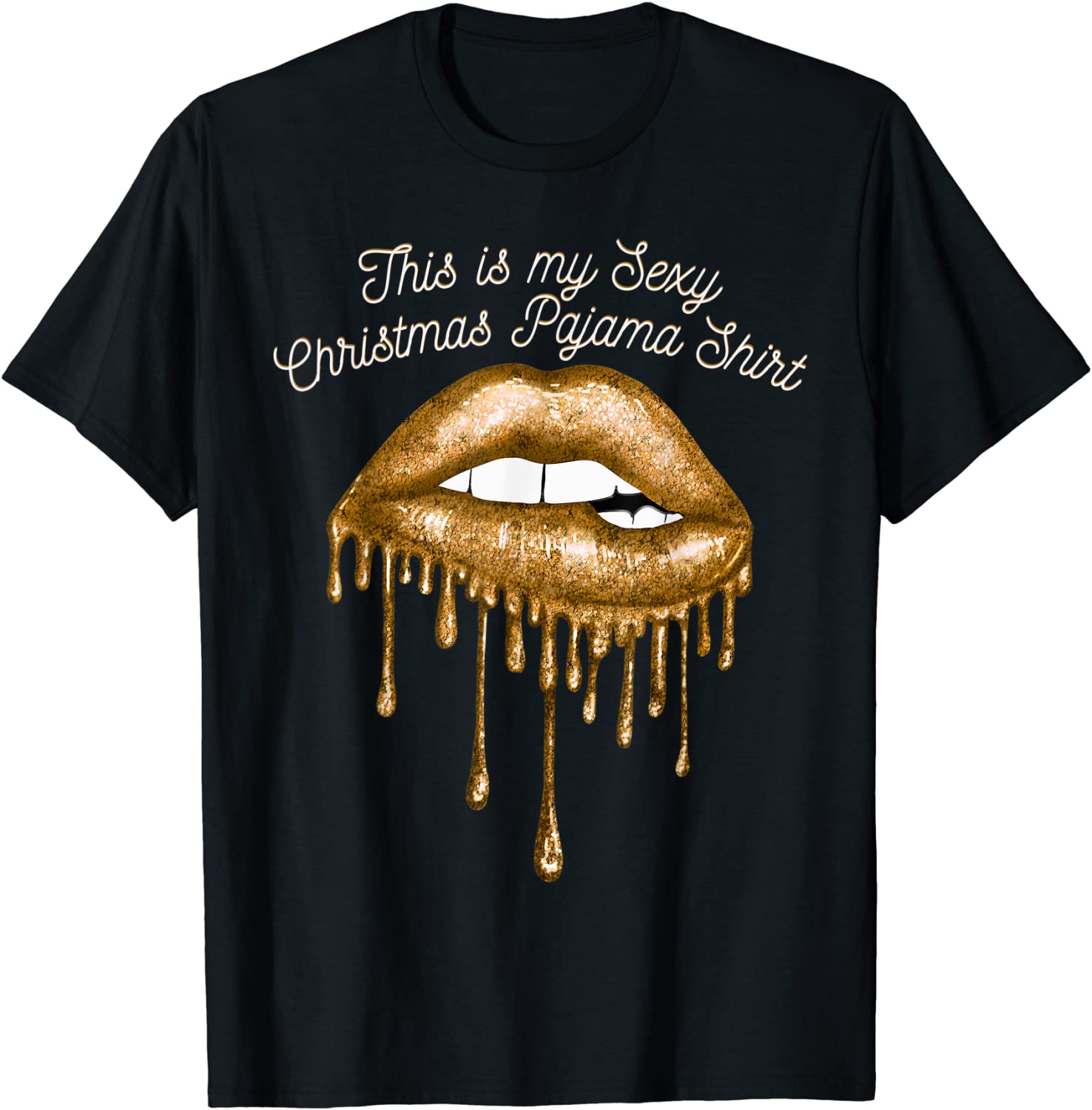 Price:$19.99 is My Sext Christmas Pajama Top T-Shirt : Clothing, Shoes & Jewelry