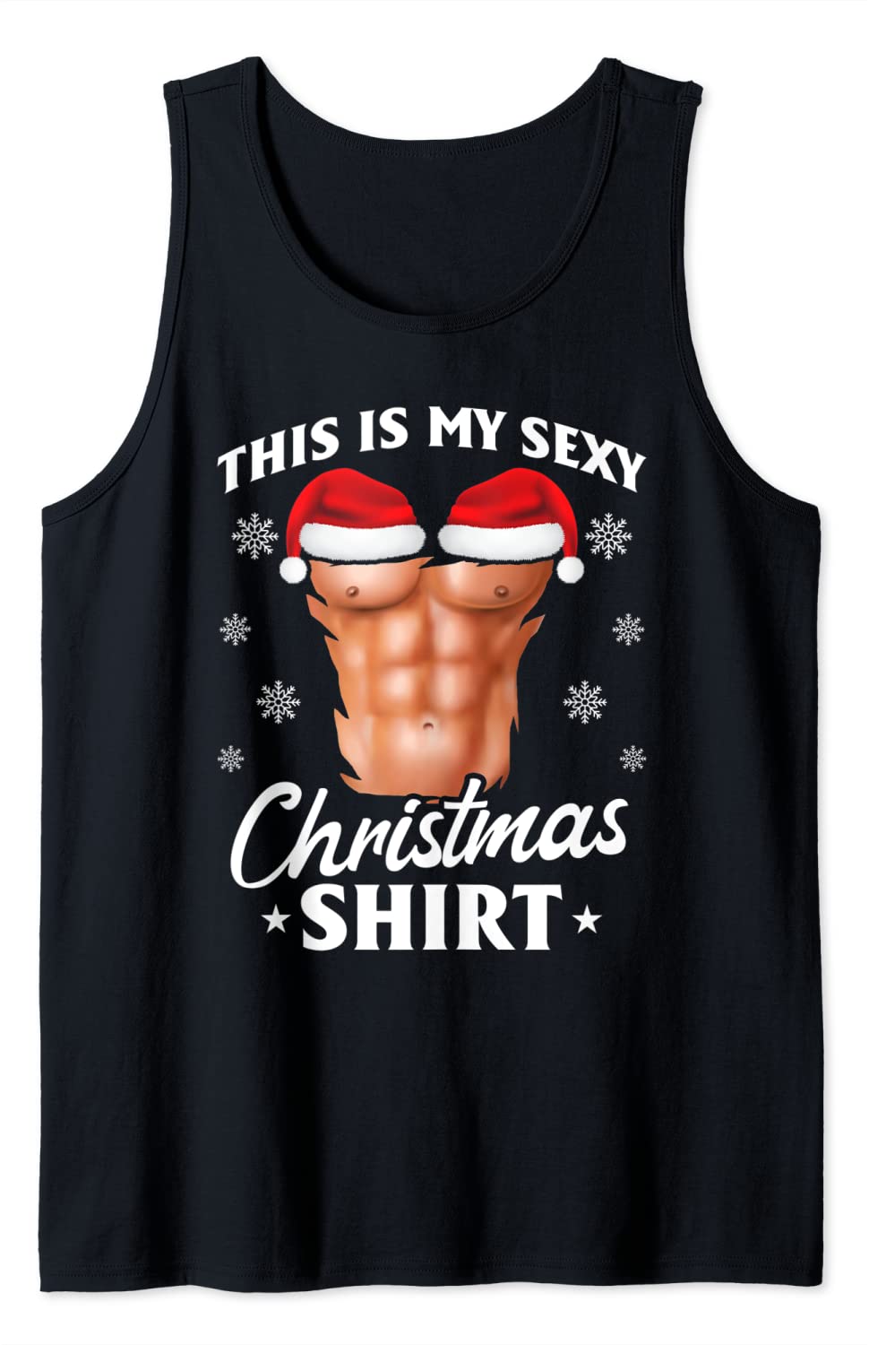 Price:$18.99 is my sexy Christmas Shirt Christmas Party Santa Claus Tank Top : Clothing, Shoes & Jewelry