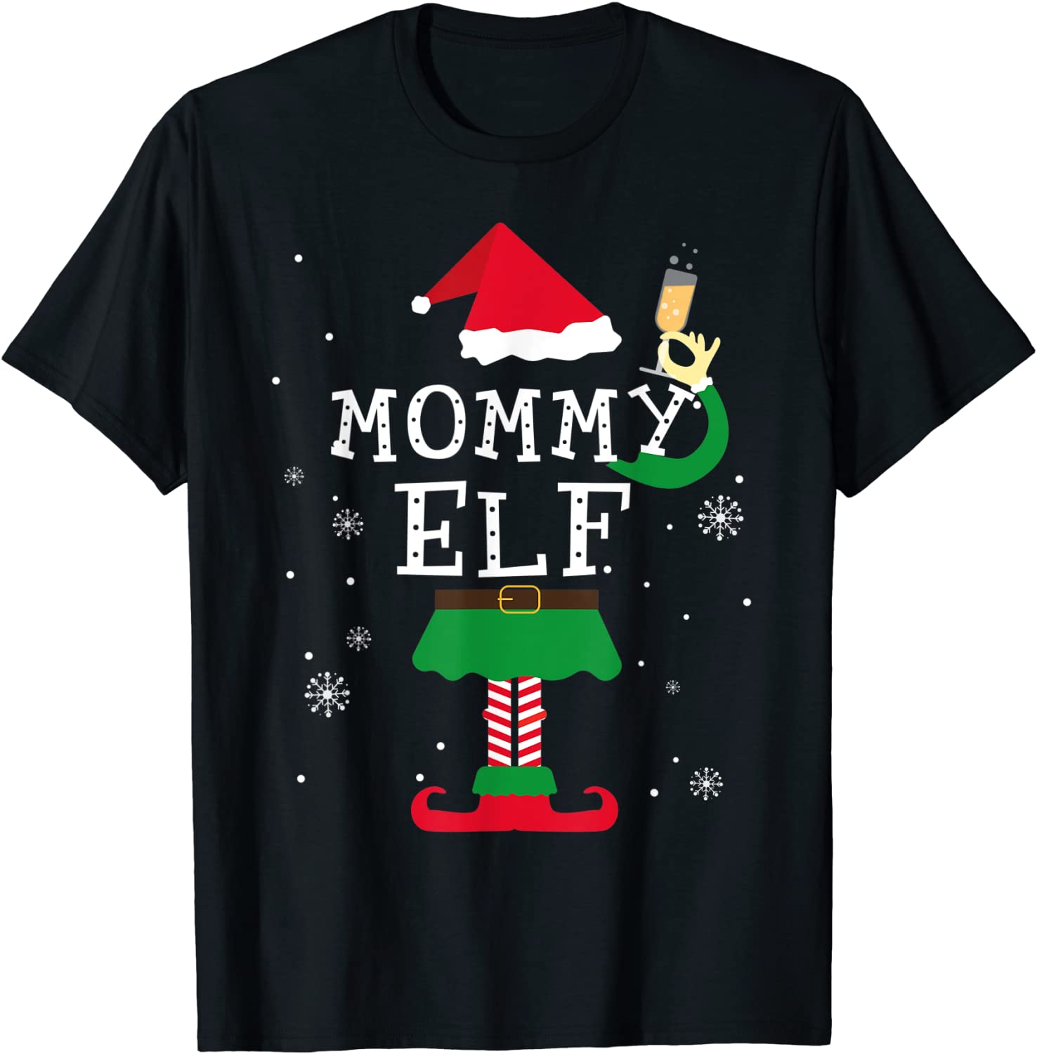 Price:$19.99 Elf Matching Family Christmas T-Shirt Pajamas Elves T-Shirt : Clothing, Shoes & Jewelry
