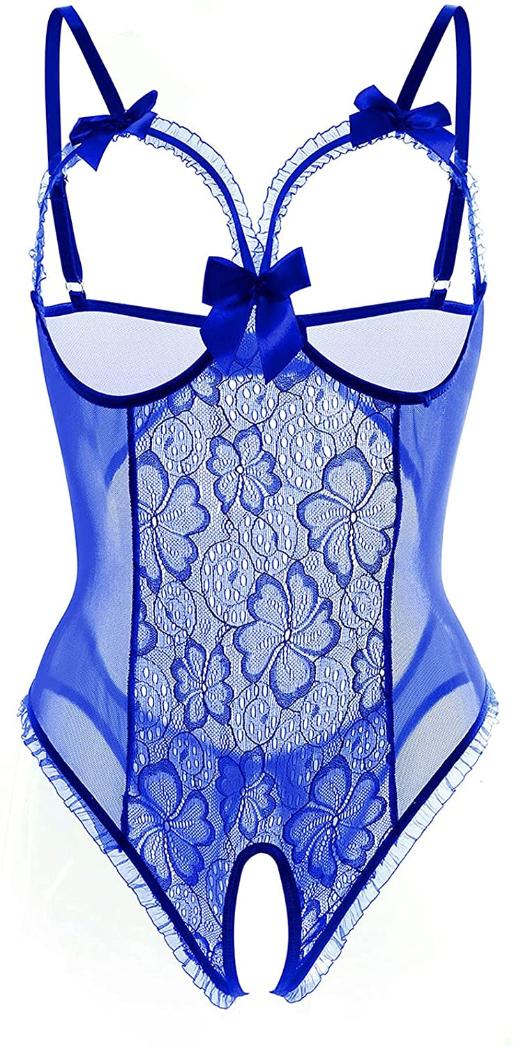 Price:$18.99 for Women Sexy One-Piece Teddy Bodysuit Lace Nightie: Clothing, Shoes & Jewelry