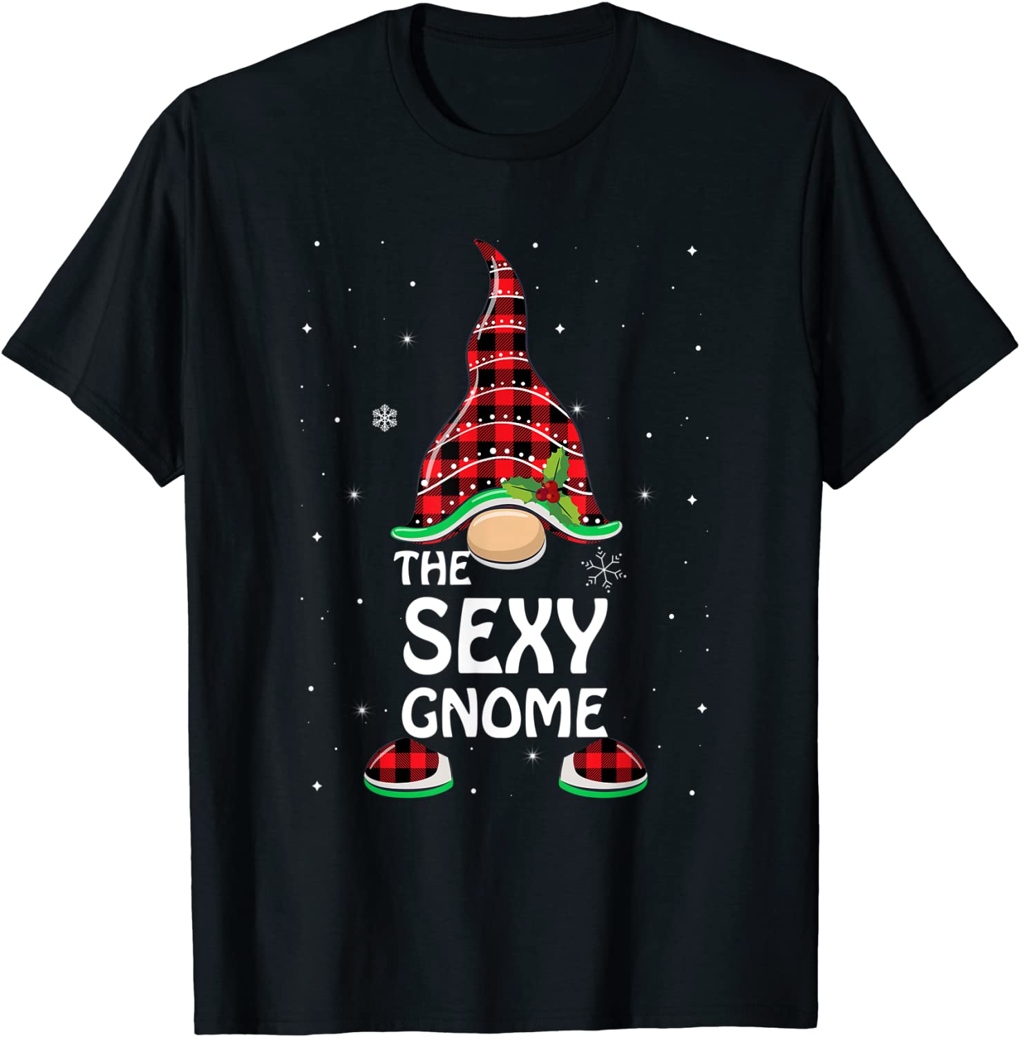 Price:$13.95 Gnome Buffalo Plaid Matching Family Christmas Pajama T-Shirt : Clothing, Shoes & Jewelry