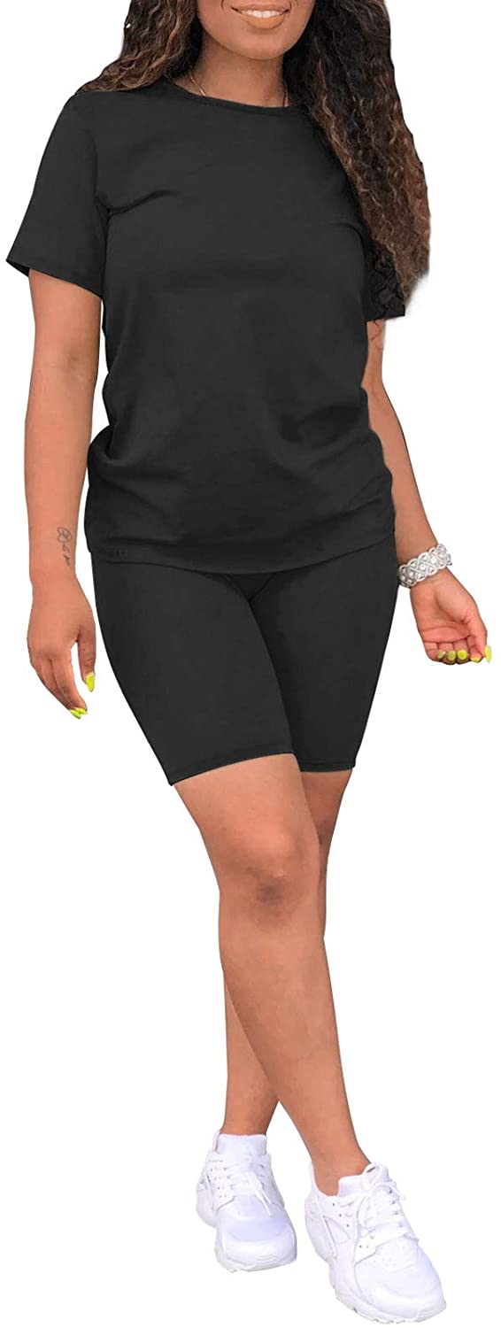 Price:$19.99 2 Piece Short Pajama Set pj Summer Sexy Tight Casual Loungewear Onesies Oufit at Amazon Women’s Clothing store