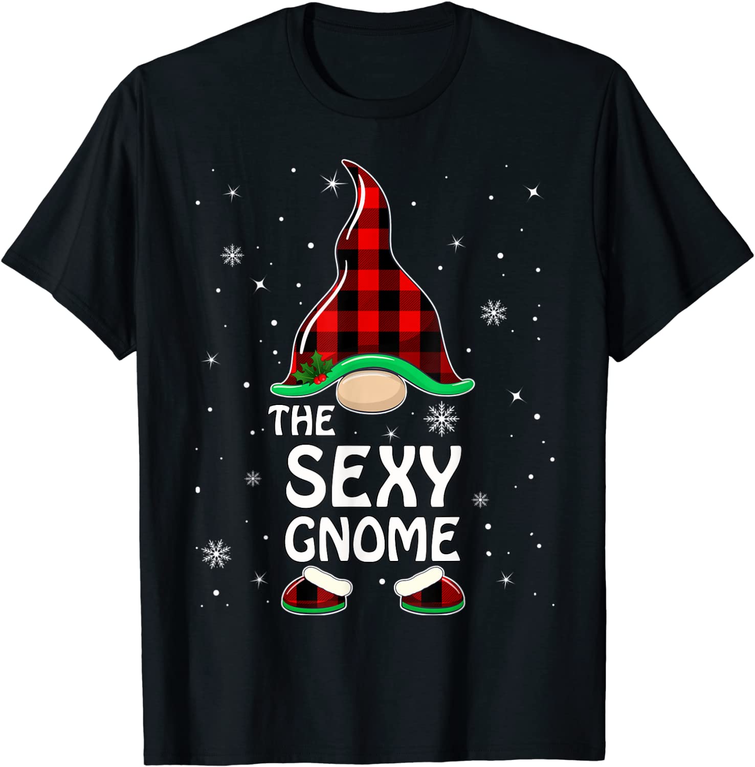 Price:$13.07 Gnome Buffalo Plaid Matching Family Christmas Pajama T-Shirt : Clothing, Shoes & Jewelry