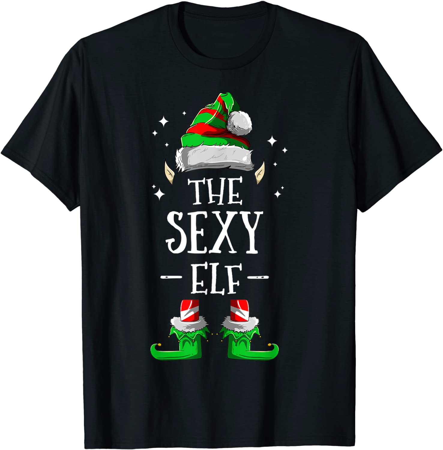 Price:$16.99 Sexy Elf Matching Family Group Christmas Pajama T-Shirt : Clothing, Shoes & Jewelry