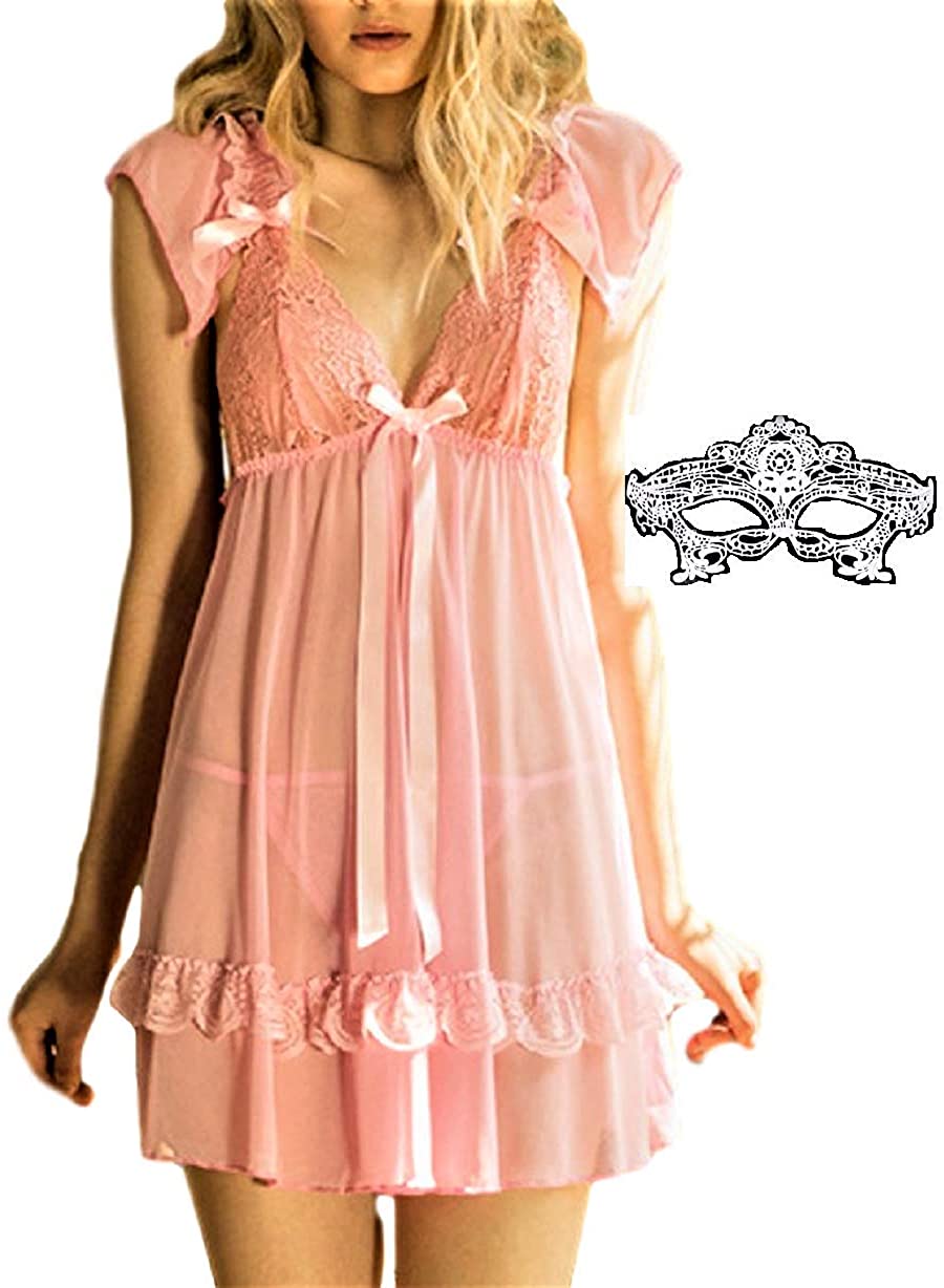 Price:$13.99 Plus Size Sexy Lace Nightgown Women's Sleepwear Chemise Slip Lingerie: Clothing, Shoes & Jewelry