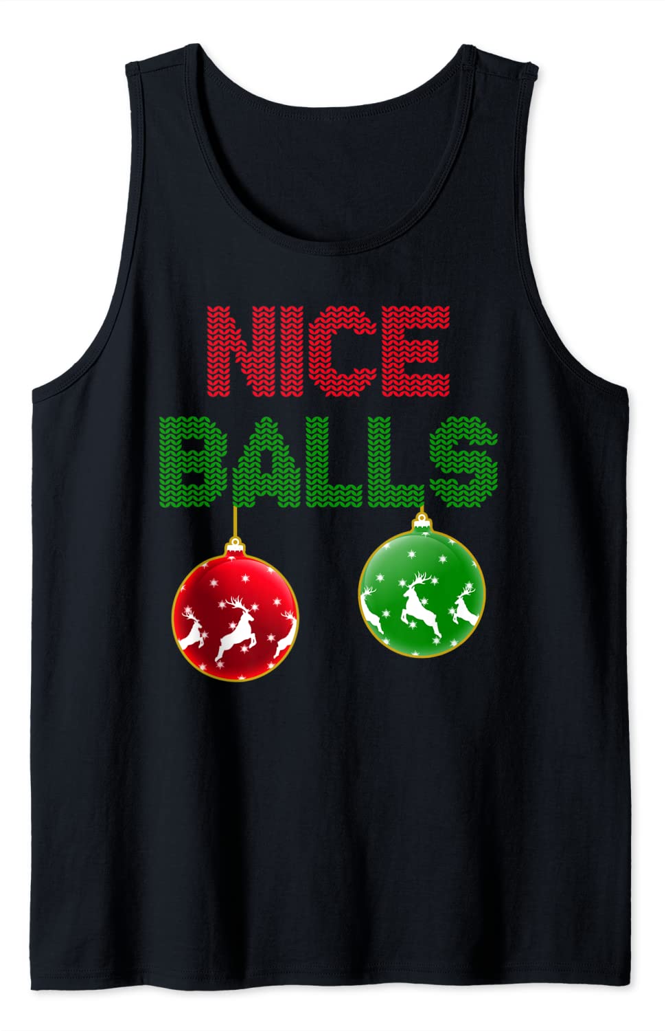 Price:$18.49 Christmas Nice Balls Sexy Costume Adult PJ Women Men Tank Top : Clothing, Shoes & Jewelry