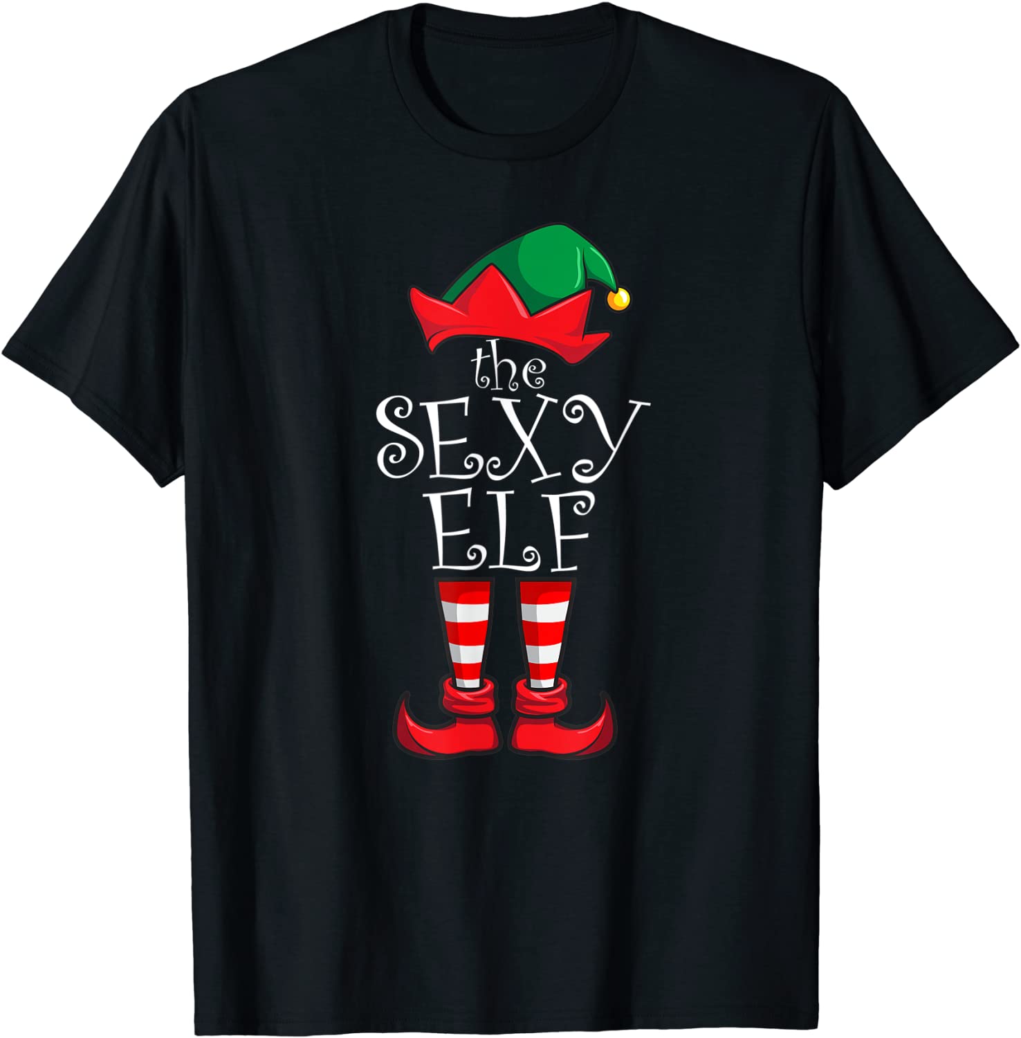Price:$14.99 Elf Matching Family Christmas Party Pajama Elf T-Shirt : Clothing, Shoes & Jewelry