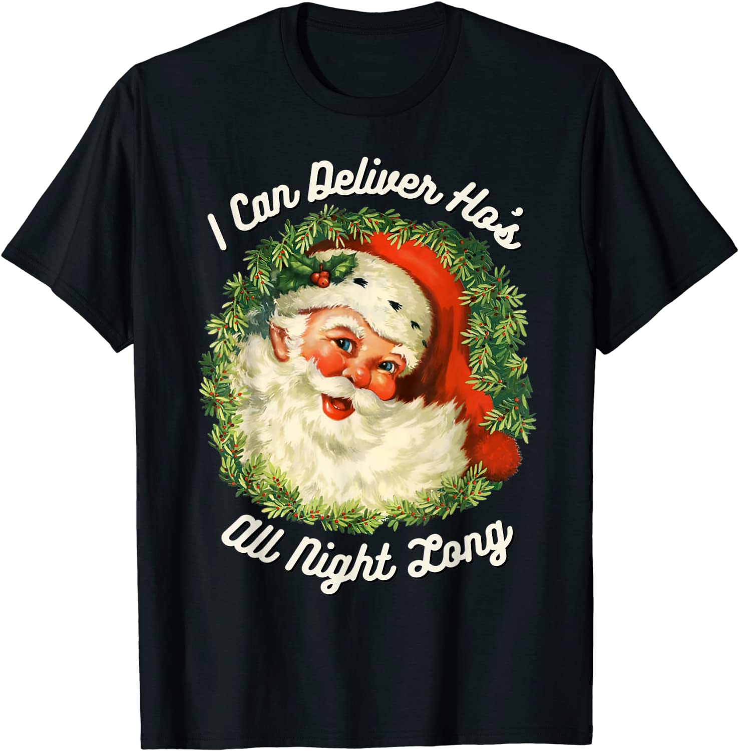 Price:$19.99 Can Deliver Ho's All Night Naughty Dirty Joke Retro T-Shirt : Clothing, Shoes & Jewelry
