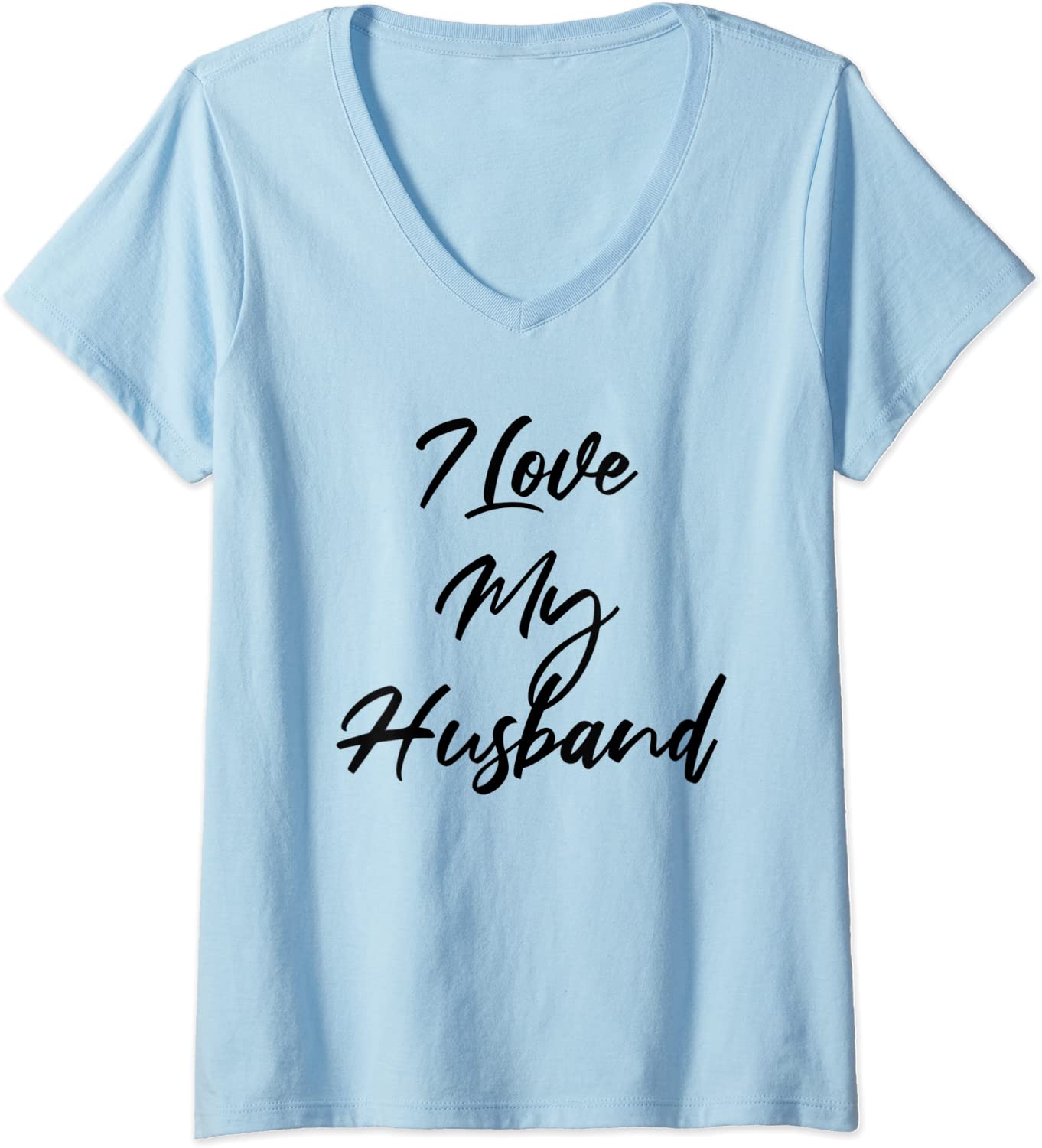 Price:$19.99 I Love My Husband Top Cool Marriage Bride Sexy Reception Tee V-Neck T-Shirt : Clothing, Shoes & Jewelry