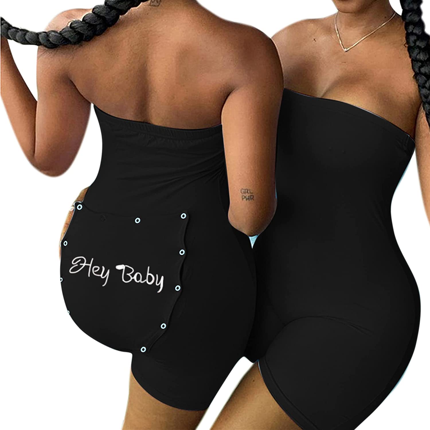 Price:$22.93 Sexy Bodycon Romper Butt Button Back Flap Onesie Pajamas Bodysuit Off Shoulder One Piece Shorts Jumpsuit : Clothing, Shoes & Jewelry