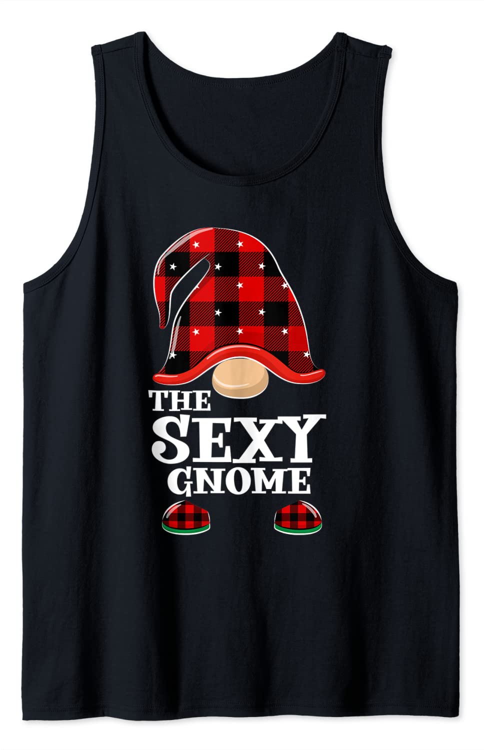 Price:$19.99 Gnome Buffalo Plaid Funny Christmas Matching Family Tank Top : Clothing, Shoes & Jewelry