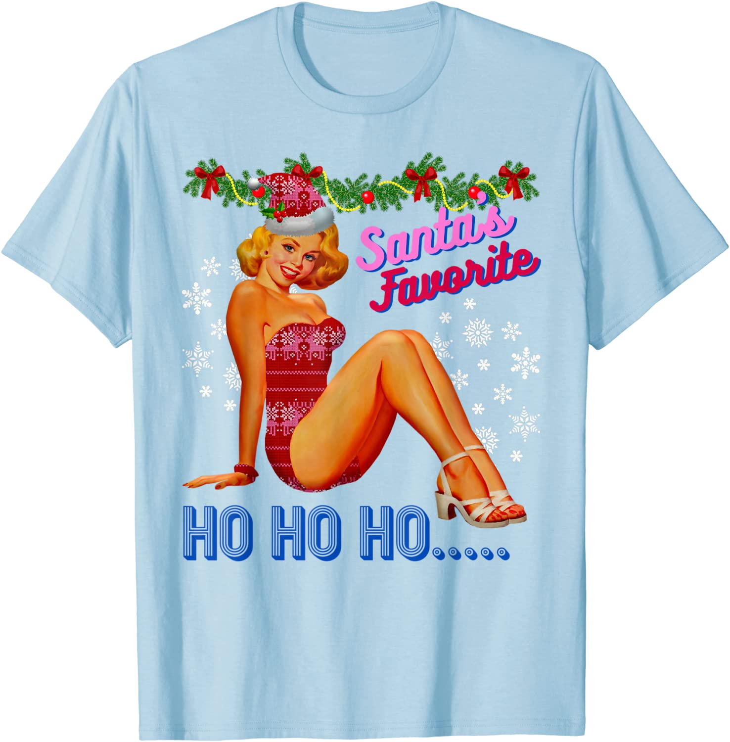 Price:$19.99 Santa's-Favorite-Ho Naughty Dirty Joke Vintage T-Shirt : Clothing, Shoes & Jewelry