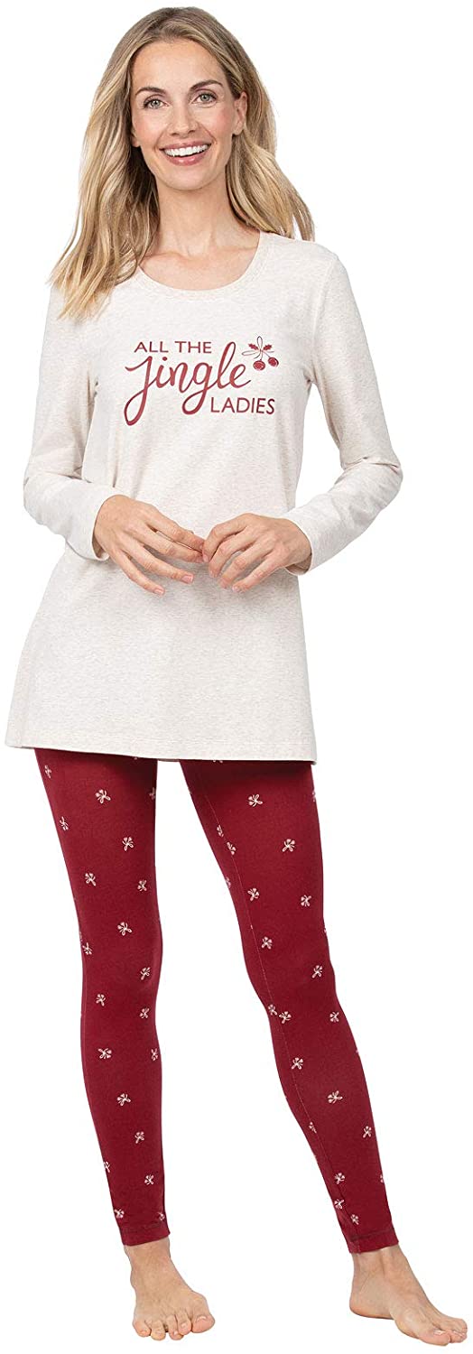 Price:$26.99 Meadow Pajamas for Women - PJs Women, Long Sleeve Top & Leggings at Amazon Women’s Clothing store