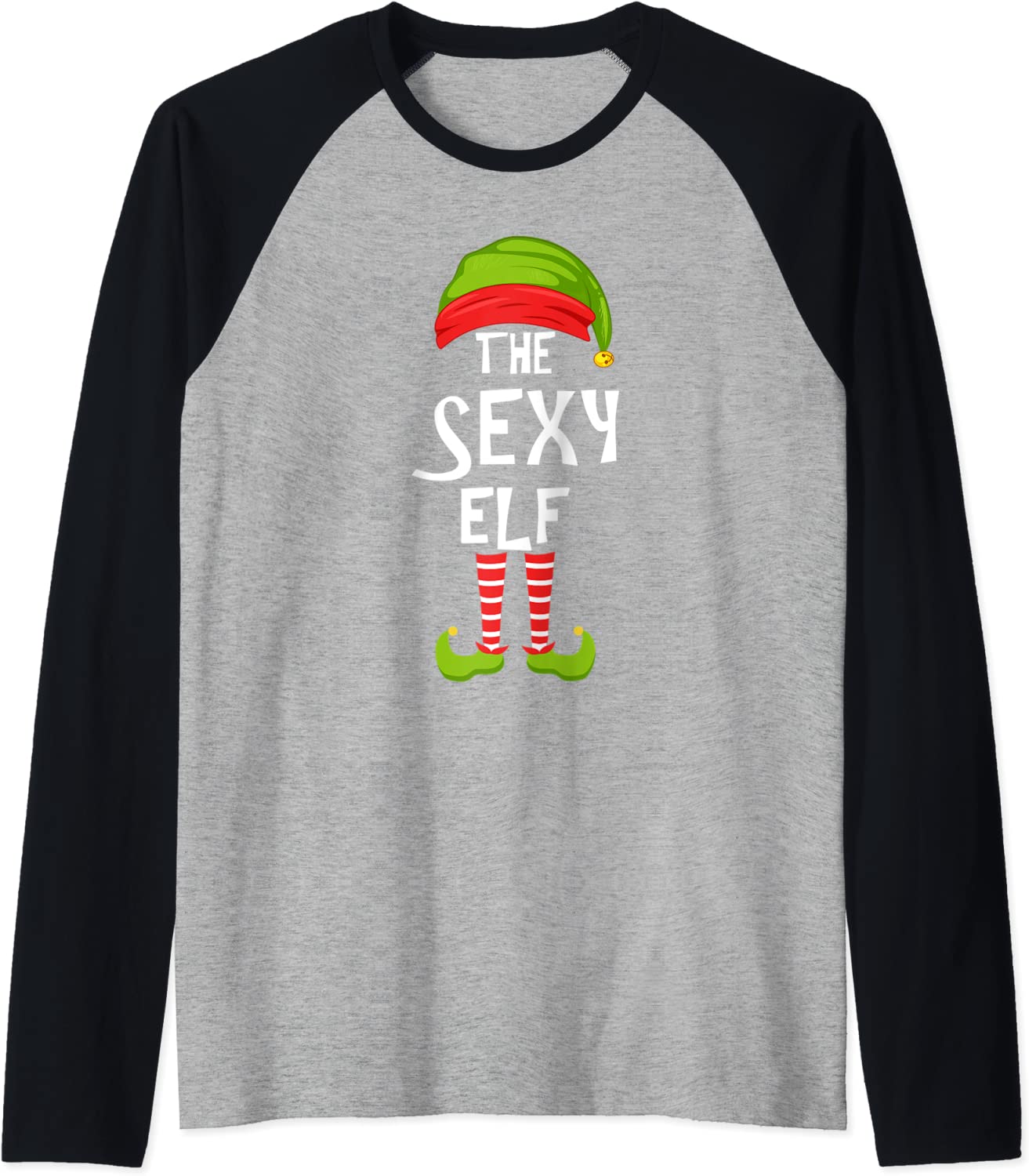 Price:$24.99 Elf Matching Family Christmas Party Pajama Group Gift Raglan Baseball Tee : Clothing, Shoes & Jewelry