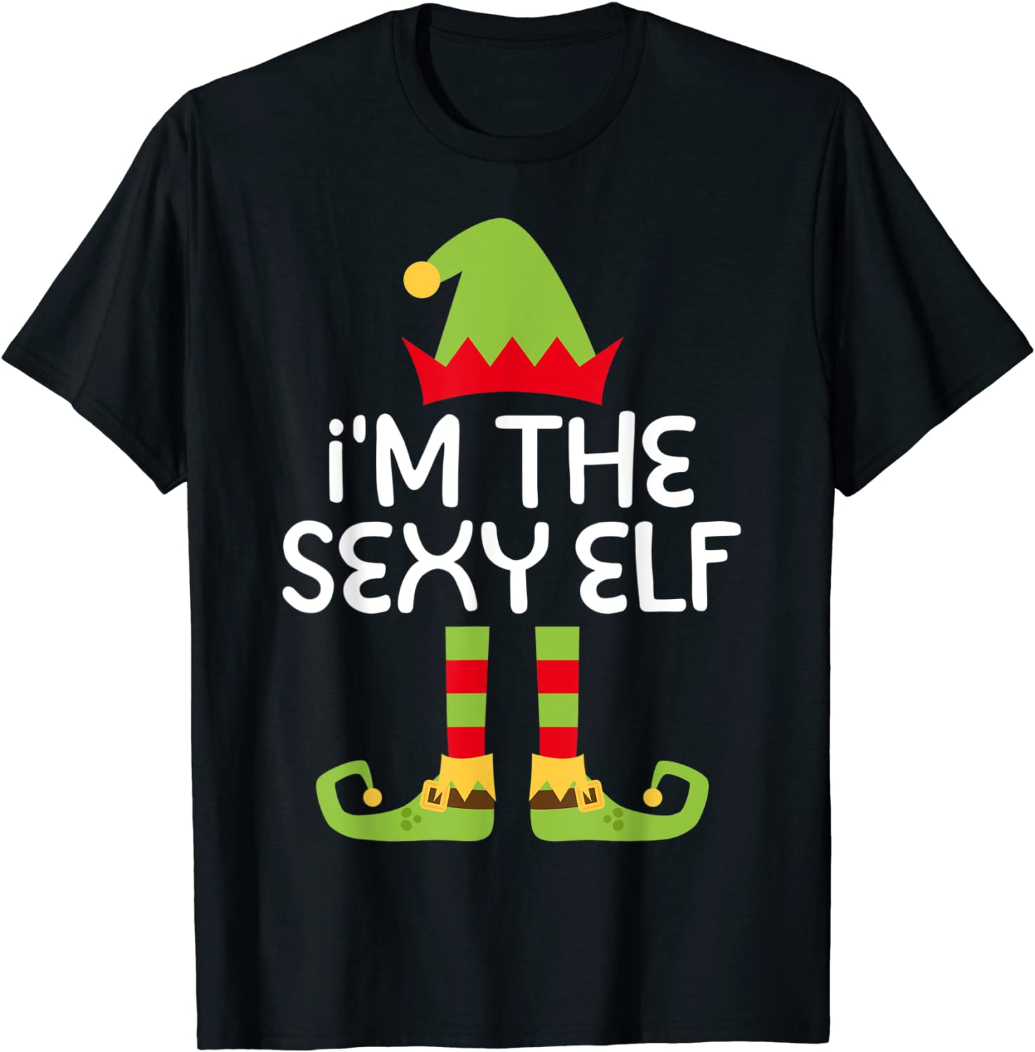 Price:$13.15 The Sexy Elf T-Shirt Matching Christmas Costume Shirt T-Shirt : Clothing, Shoes & Jewelry