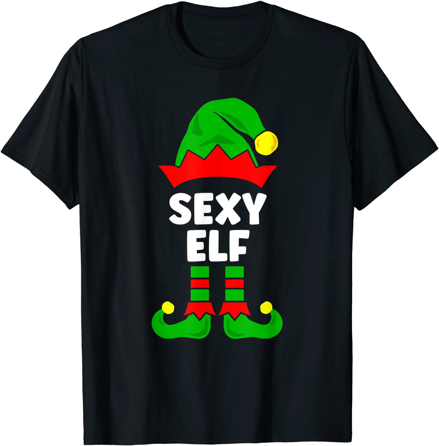 Price:$15.99 Elf - Funny Christmas Matching Decorations Family T-Shirt : Clothing, Shoes & Jewelry