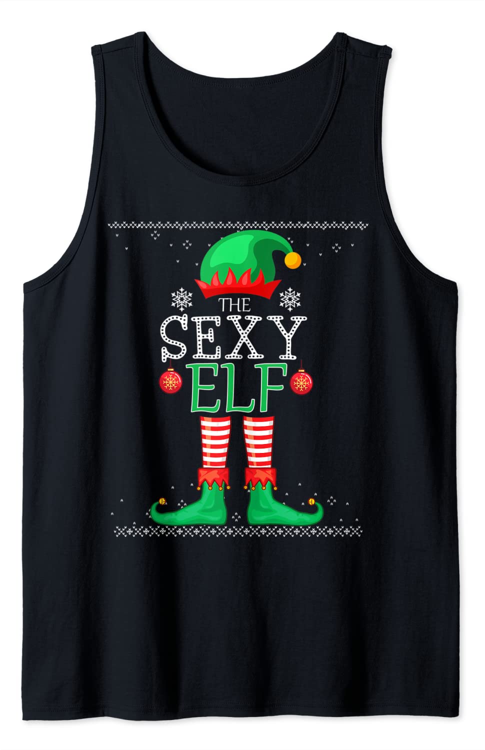Price:$15.99 Elf Matching Family Group Christmas Party Pajama Tank Top : Clothing, Shoes & Jewelry